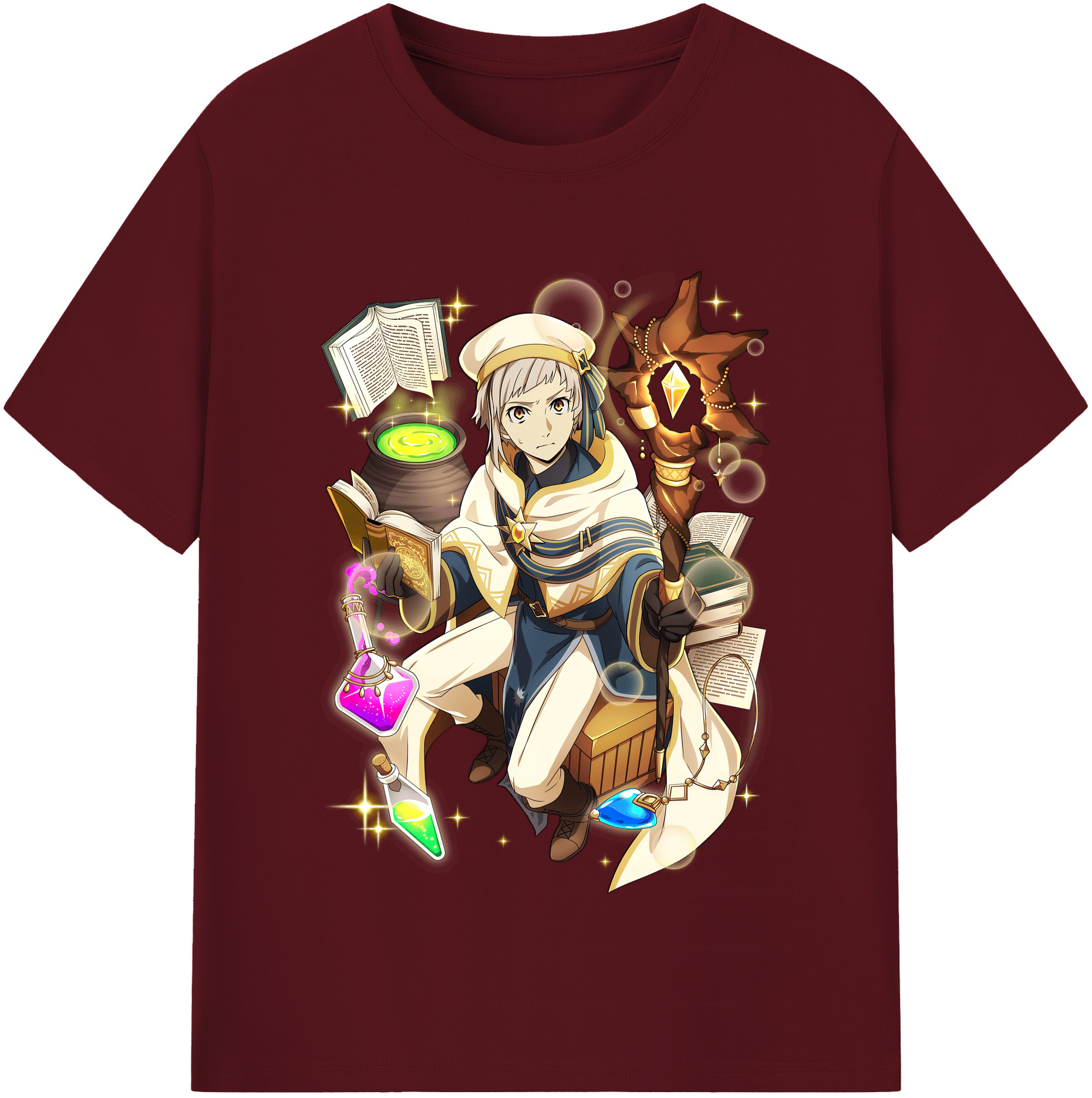 （画像用） 文豪ストレイドッグス Bungo Stray Dogs 綿100％半袖Tシャツ（フロントプリント）